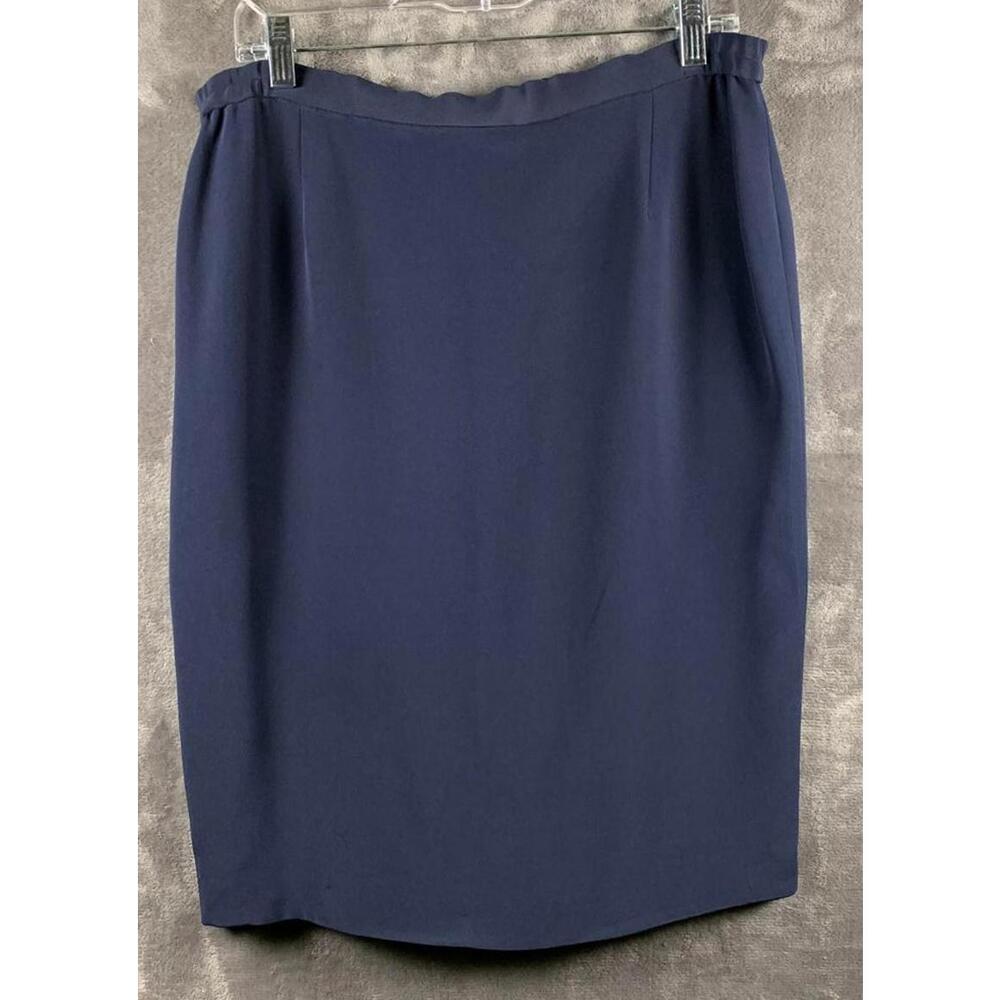 Classic Navy Blue Women's Pencil Skirt